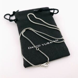 NWOT 16-17” David Yurman .925 Sterling Silver 1.75 MM Box Chain Necklace